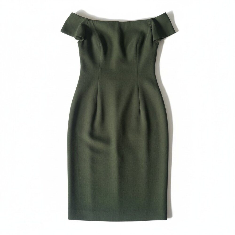 Black‎ Halo Off-the-Shoulder Sheath Dress Size 2 NWOT